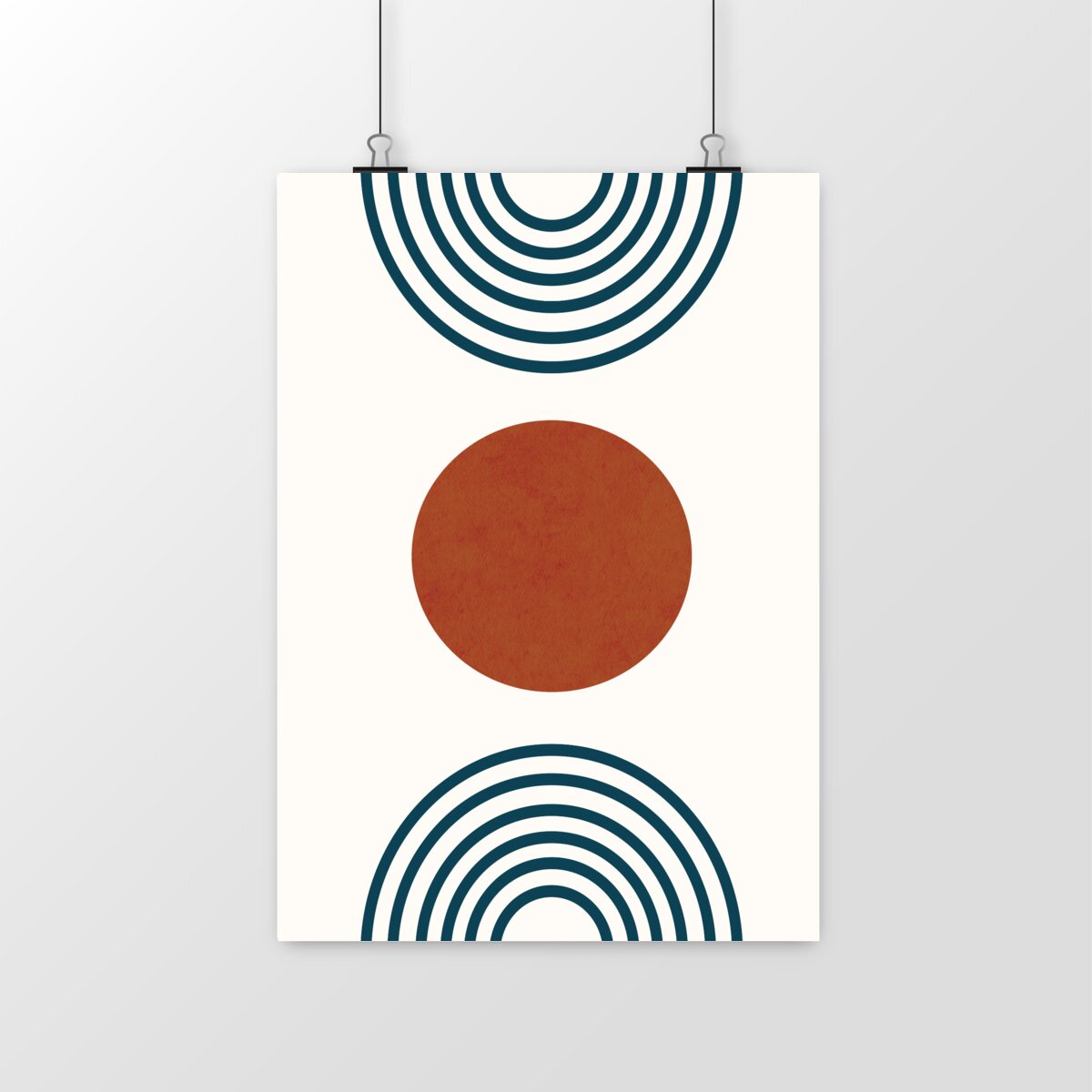 Sunset Terracotta Wall Decor Art Print Sunset Terracotta Wall Decor Art Print