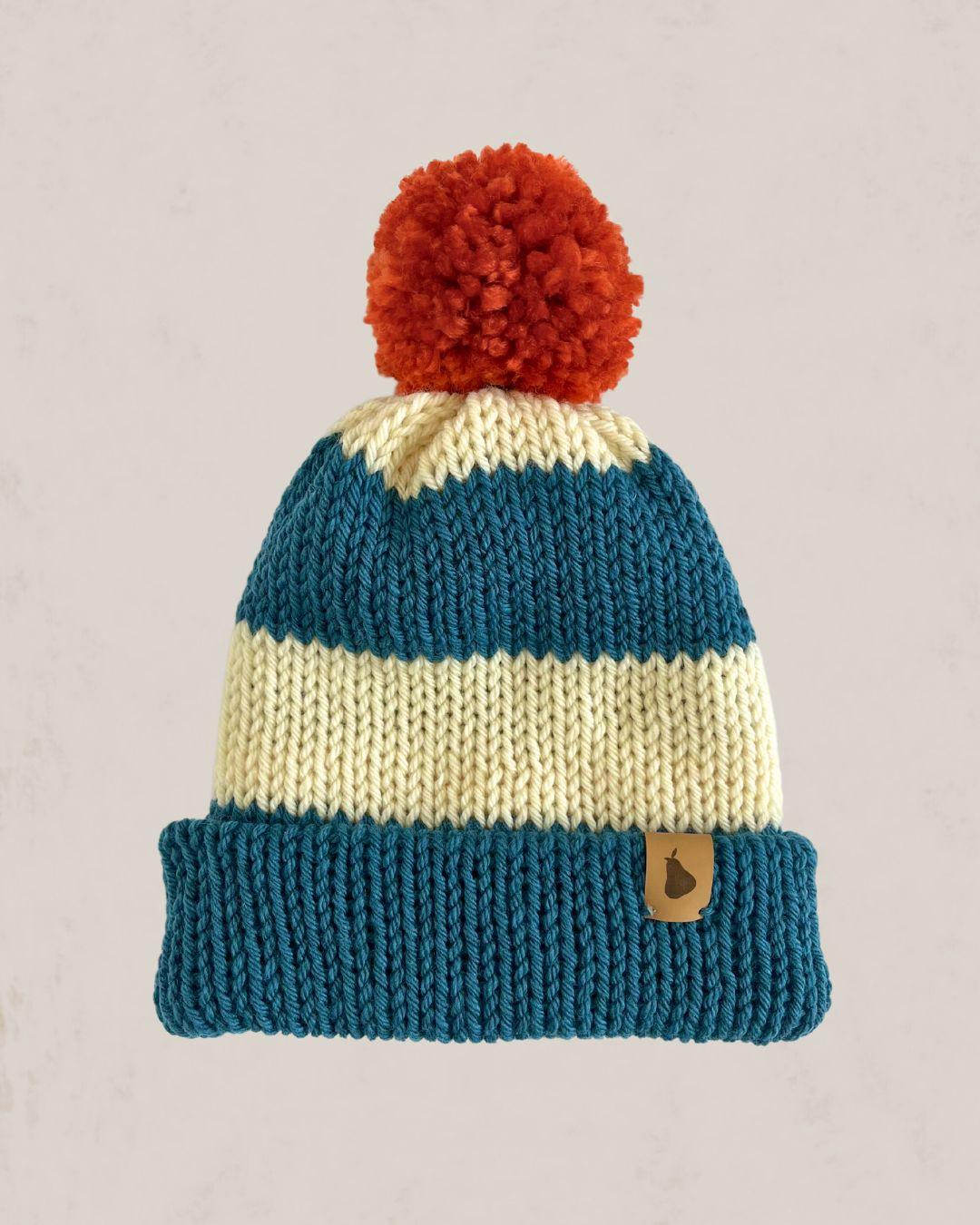 Gorro Woodland Blue Stripes