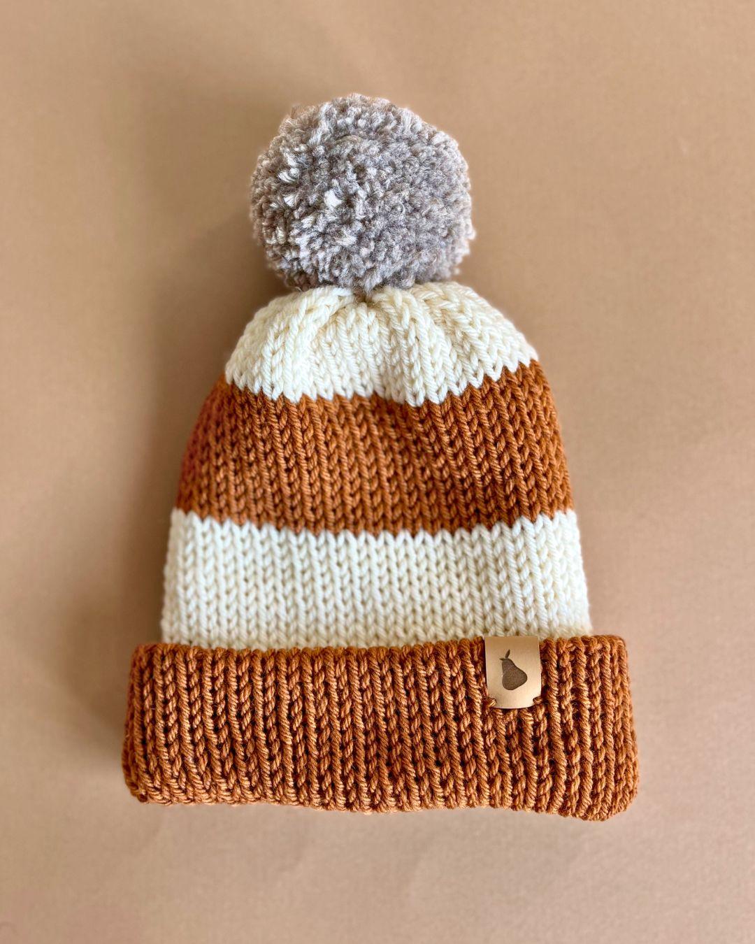 Gorro Woodland Brown Stripes