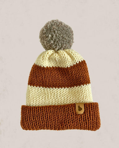 Gorro Woodland Brown Stripes