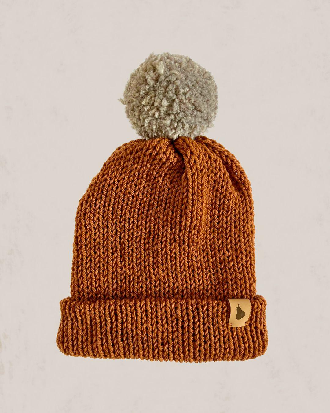 Gorro Woodland Brown Grey