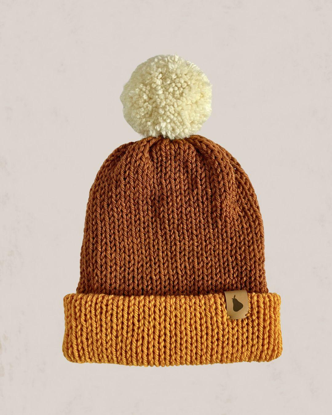 Gorro Woodland Brown and Yellow