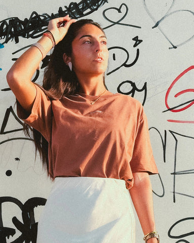 Sloow Club T-shirt Oversized | Organic Cotton & Minimal Embroidery
