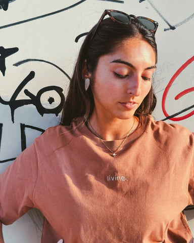 Sloow Club T-shirt Oversized | Organic Cotton & Minimal Embroidery