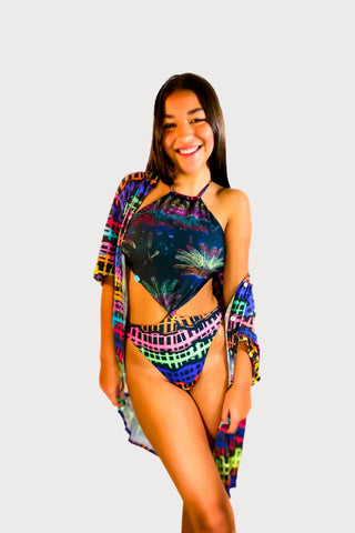 Swimsuit Reversible "Na Beira Mar"