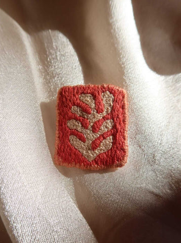 Hand Embroidery Patches "Coral I"