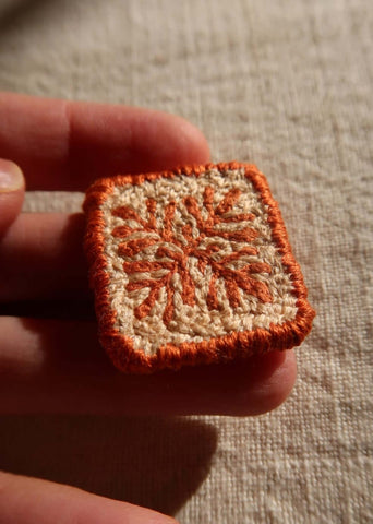 Hand Embroidery Patches "Coral II"