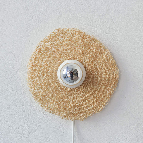 Natural Rope Crochet Wall Lamp - Seira