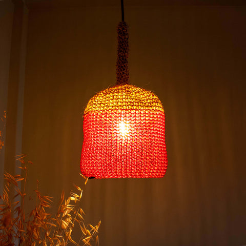 Small Lamp Crochet Rope Colors – Red