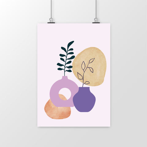 Organic Lilac Wall Decor Art Print